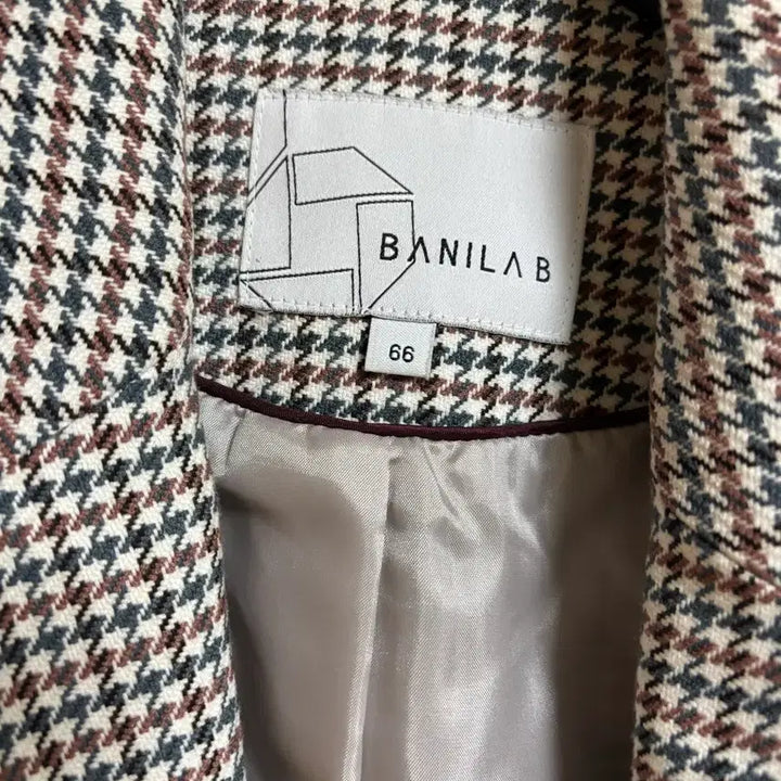 [BUNJANG] Vanilla.B Houndstooth Check Jacket (Size 66) / 바닐라비 하운드투스 체크 자켓 66
