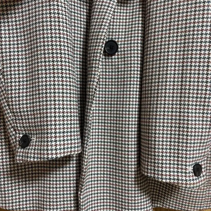 [BUNJANG] Vanilla.B Houndstooth Check Jacket (Size 66) / 바닐라비 하운드투스 체크 자켓 66