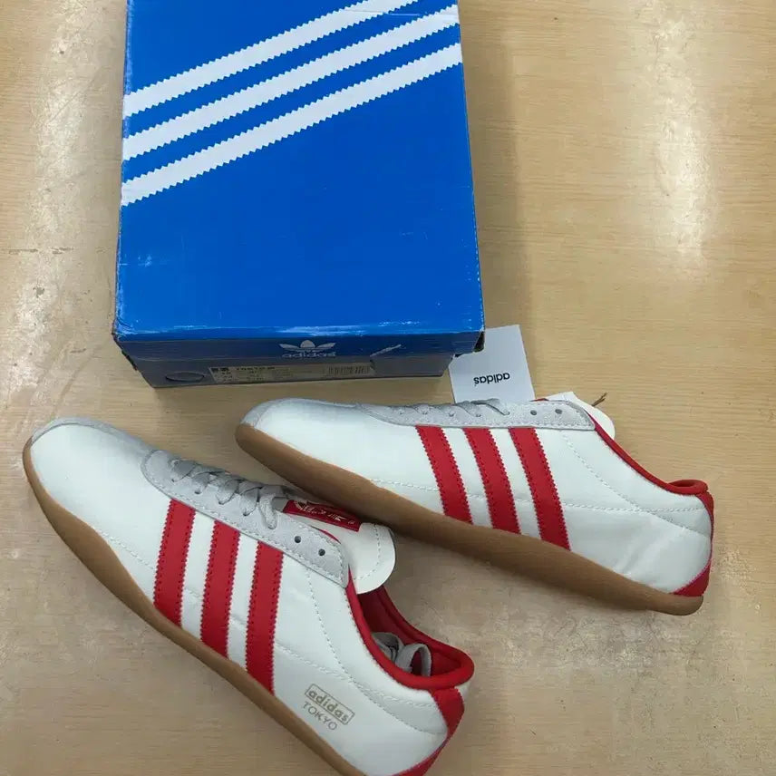 [BUNJANG] Adidas Tokyo Off White Better Scarlet / (새상품) 280 아디다스 도쿄 오프 화이트 베러 스칼렛