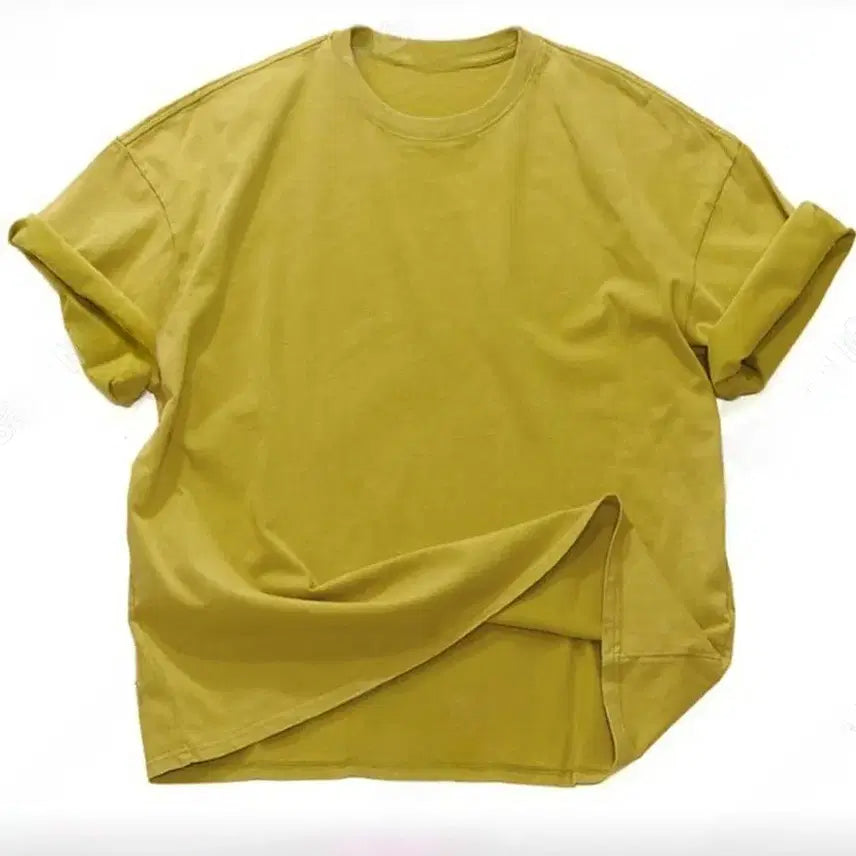 [BUNJANG] D.COLOR Pigment Basic T-Shirt / 디컬러피그먼트무지반팔