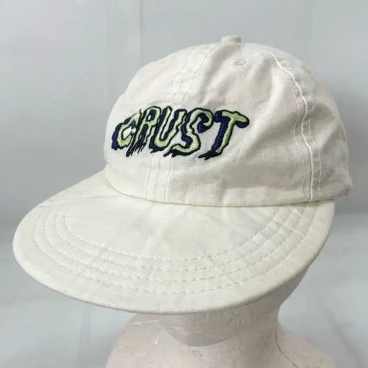 [BUNJANG] CRUST x TEAM DREAM Blue Rug Ball Cap / CRUST 크러스트 x TEAM DREAM 블루러그 볼캡 F
