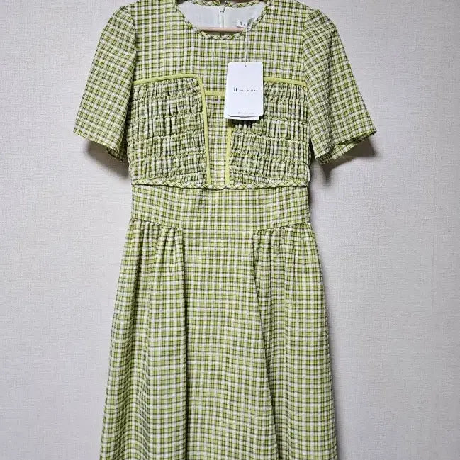 [BUNJANG] It MICHAA Summer Checkered Mini Dress Size 55 / 새상품 잇미샤 it michaa 썸머 체크 원피스 55사이즈