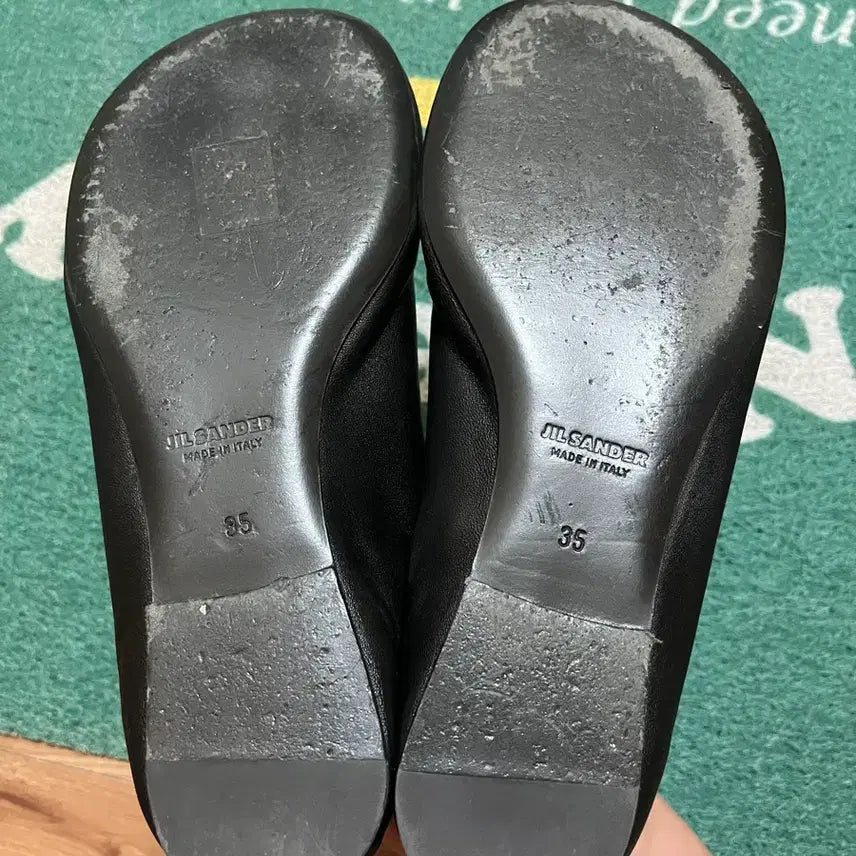 [BUNJANG] Jil Sander Leather Flat Shoes / 질샌더 정품 가죽 플랫