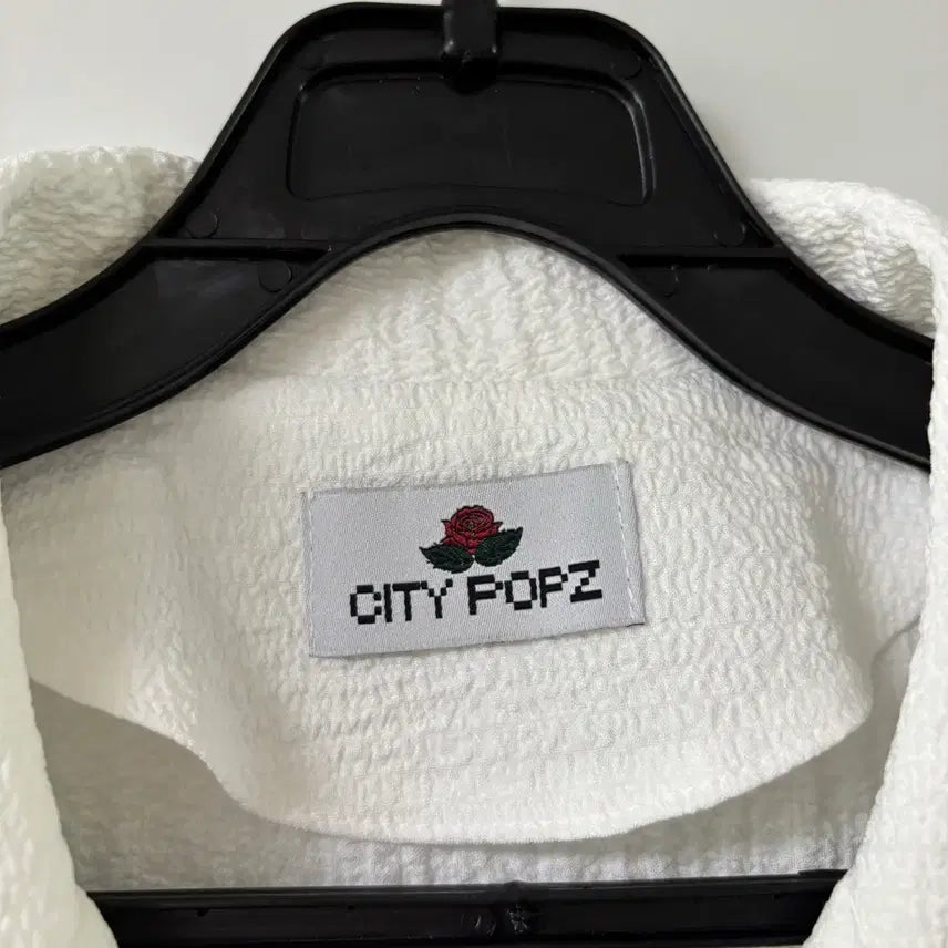 [BUNJANG] 292 Citypopsy Summer Cooling Midi Short-Sleeve Shirt White / 292 시티팝즈 여름 쿨링 바스락 미디 반팔 셔츠 화이트