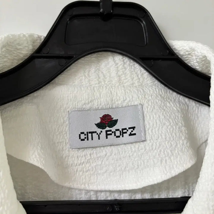 [BUNJANG] 292 Citypopsy Summer Cooling Midi Short-Sleeve Shirt White / 292 시티팝즈 여름 쿨링 바스락 미디 반팔 셔츠 화이트