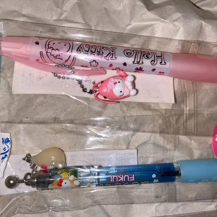 [BUNJANG] Sanrio Hello Kitty Classic Grape Fairy / Rakkkyo Kitty Mechanical Pencil &amp; Ballpoint Pen Set / 포도요정키티/락교키티/킽스/키티스트랩/고전키티샤프/볼펜