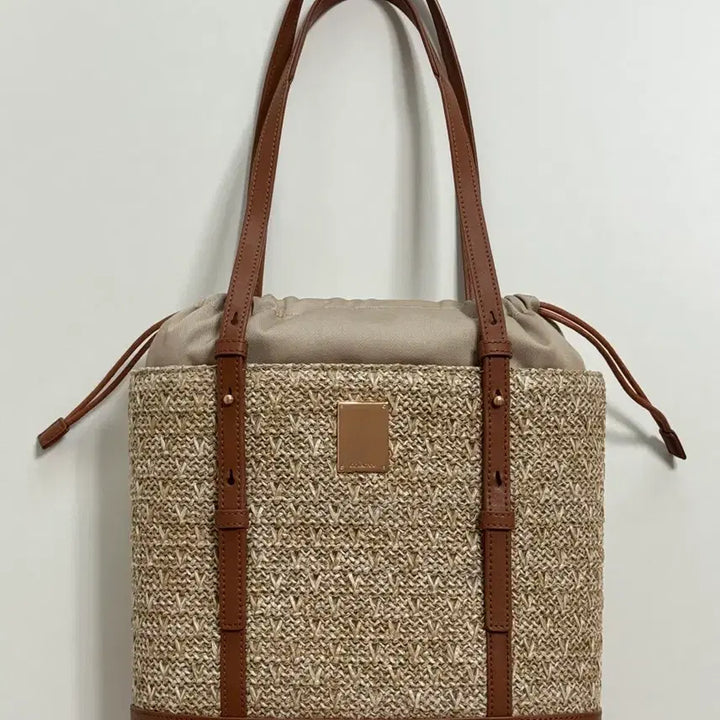 [BUNJANG] Couronne Ette De Rafia Shoulder Bag 30 Brown / (새상품) 쿠론 에떼 드 라피아 숄더백 26 브라운색