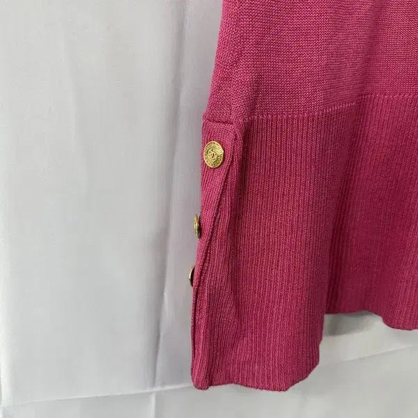 [BUNJANG] MADAM JOCONDE Gold Button One-Pocket Short Sleeve Knit Top / [M] MADAM JOCONDE 금장단추 원포켓 반팔니트