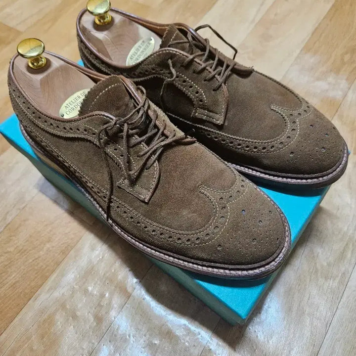 [BUNJANG] Alden 9794 Longwing Snuff Suede Shoes / 알든 9794 롱윙 스너프색상 베리라스트 8D