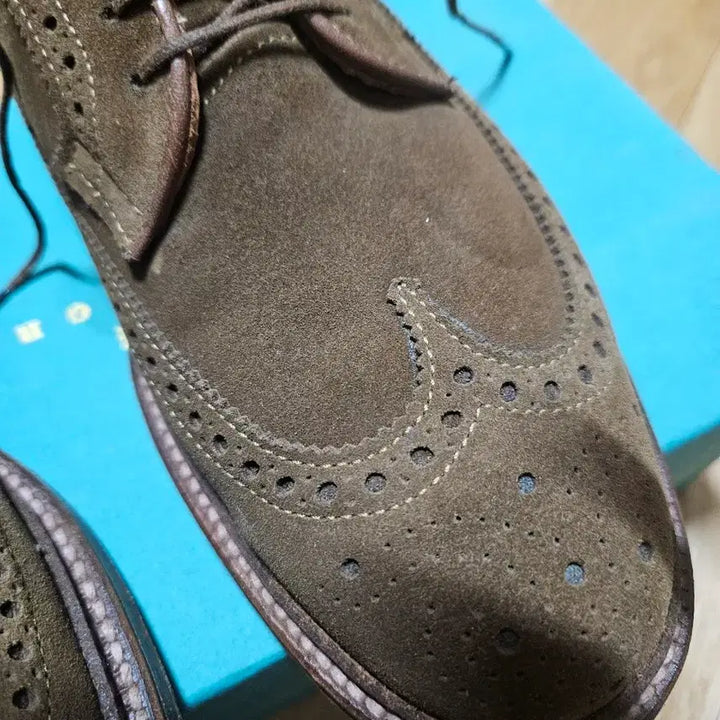 [BUNJANG] Alden 9794 Longwing Snuff Suede Shoes / 알든 9794 롱윙 스너프색상 베리라스트 8D