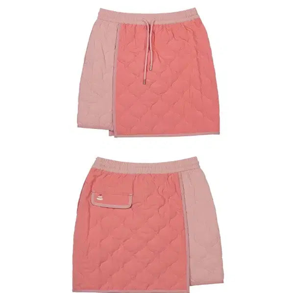 [BUNJANG] DENIVEL Pink Quilted Skirt M / 드니벨 DENIVEL 핑크 퀼팅 스커트 m  새상품