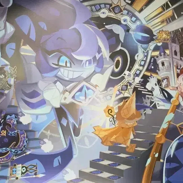 [BUNJANG] Cookie Run Kingdom Shadow Milk Cookie Poster / 쿠키런 킹덤 거짓의카니발 진리와 거짓의게임 쉐도우밀크쿠키 포스터