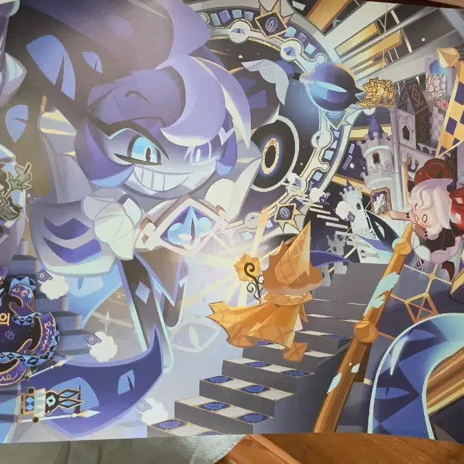 [BUNJANG] Cookie Run Kingdom Shadow Milk Cookie Poster / 쿠키런 킹덤 거짓의카니발 진리와 거짓의게임 쉐도우밀크쿠키 포스터