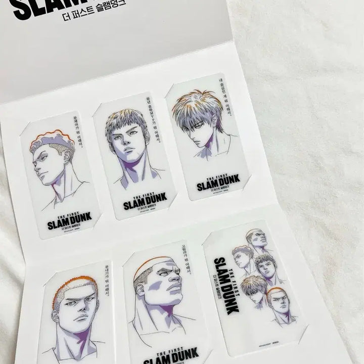 [BUNJANG] Slam Dunk The First Slam Dunk Bookmark Set / 슬램덩크 슬덩 더 퍼스트 슬램덩크 태섭 대만 백호 태웅 북마크 특전 굿즈