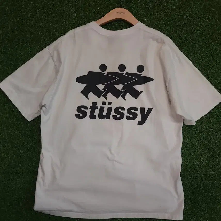 [BUNJANG] Stussy Rowing Club T-shirt Ivory / 스투시 Rowing Club 반팔티 아이보리