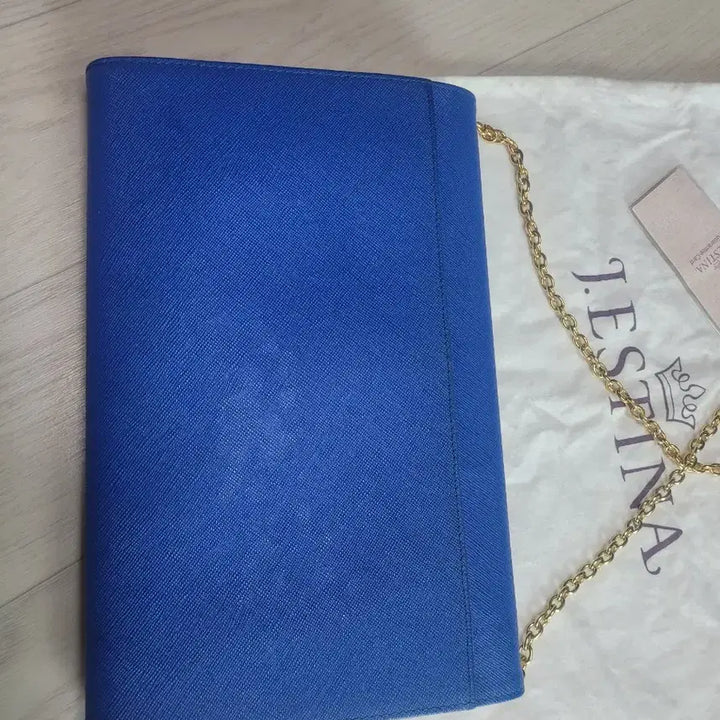 [BUNJANG] J.ESTINA Blue Clutch Bag / 제이에스티나 클러치백