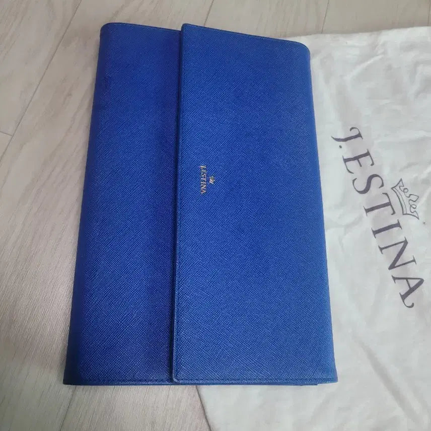 [BUNJANG] J.ESTINA Blue Clutch Bag / 제이에스티나 클러치백