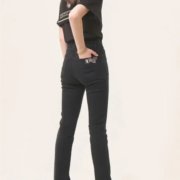 [BUNJANG] Time Slit Denim Pants / 타임 슬릿 햄 데님팬츠