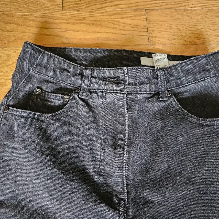 [BUNJANG] Time Slit Denim Pants / 타임 슬릿 햄 데님팬츠
