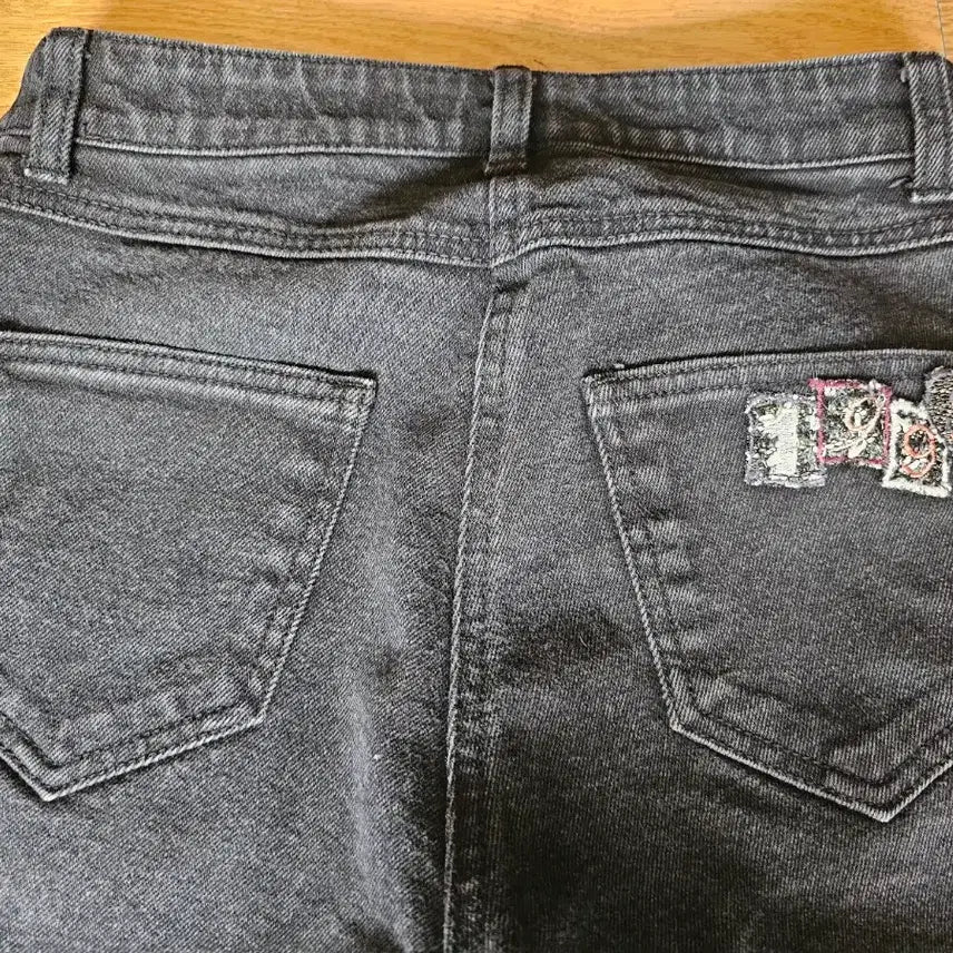 [BUNJANG] Time Slit Denim Pants / 타임 슬릿 햄 데님팬츠