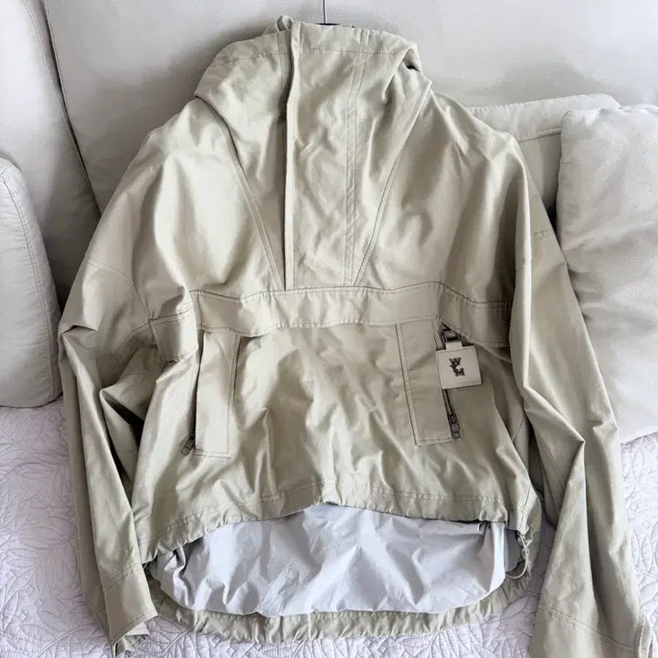 [BUNJANG] Wooyoungmi 22FW Beige Anorak Jacket / 우영미22fw 베이지 아노락