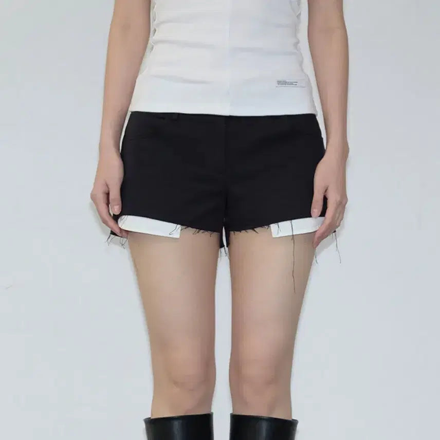 [SOLD OUT] 이네기 Exposed Pocket Shorts 쇼츠 (black)