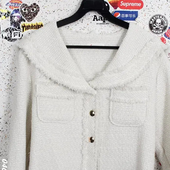 [BUNJANG] Mayonnaise Preppy Tweed Jacket / 여성F / 마요네즈 프레피 트위드자켓IV 11-26