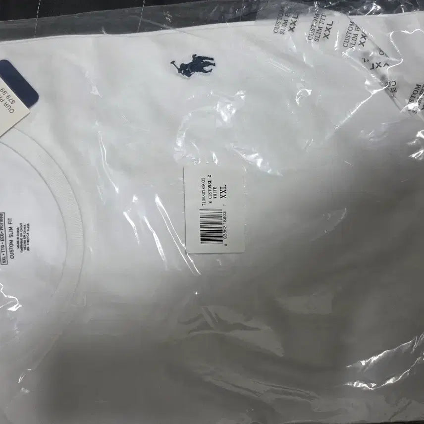 [BUNJANG] Polo Unisex Round Short Sleeve T-shirt / (새상품) 폴로 남여공용 라운드 반팔티