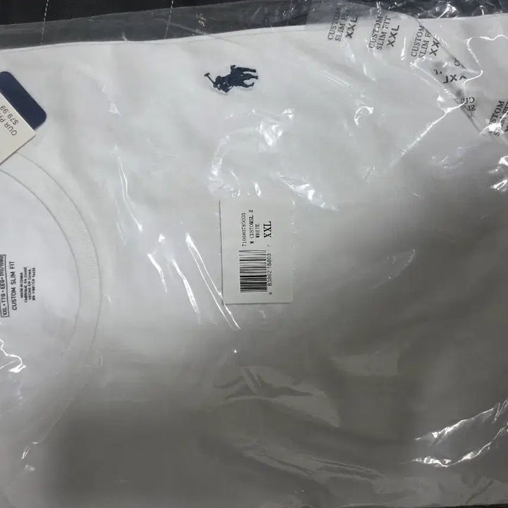 [BUNJANG] Polo Unisex Round Short Sleeve T-shirt / (새상품) 폴로 남여공용 라운드 반팔티