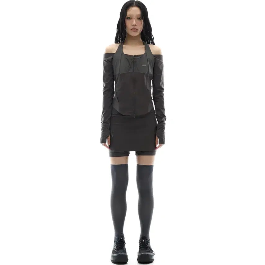 [BUNJANG] Off-Shoulder Halter Jacket / 오호스 Off-Shoulder Halter Jacket  오프숄더 자켓