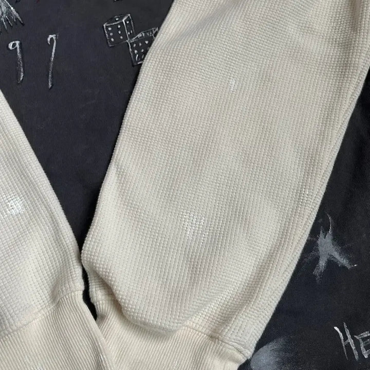 [BUNJANG] Brat Fat Lips Hand-Painted T-shirt / Brat fat lips핸드페인팅 티셔츠