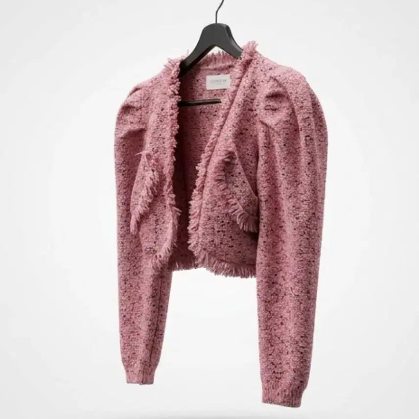 [BUNJANG] Endorphin Balloon Fit Tweed Short Cardigan Jacket / 여성55 / 엔돌핀 벌룬핏 숏 트위드 가디건자켓PK 11-27