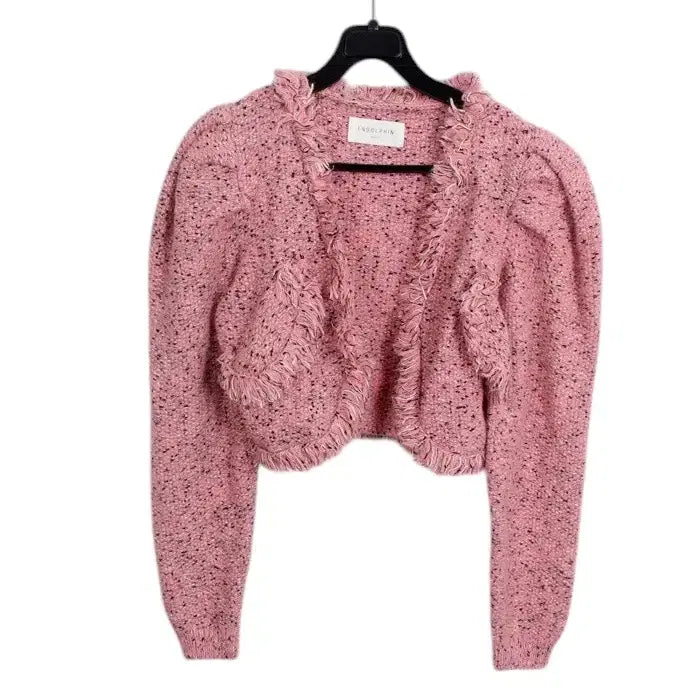 [BUNJANG] Endorphin Balloon Fit Tweed Short Cardigan Jacket / 여성55 / 엔돌핀 벌룬핏 숏 트위드 가디건자켓PK 11-27