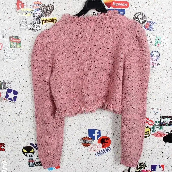 [BUNJANG] Endorphin Balloon Fit Tweed Short Cardigan Jacket / 여성55 / 엔돌핀 벌룬핏 숏 트위드 가디건자켓PK 11-27