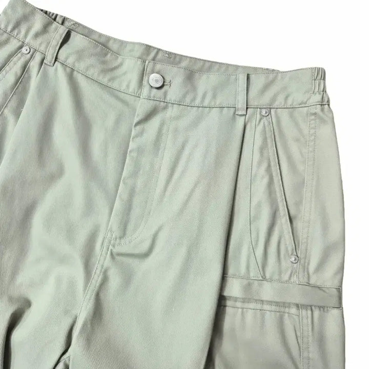 [BUNJANG] KIMUUE Cargo Parachute Pants / 키뮤어 카고 파라슈트 카키베이지 d307