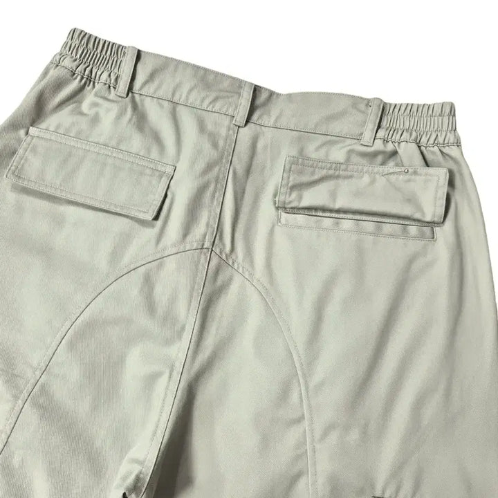 [BUNJANG] KIMUUE Cargo Parachute Pants / 키뮤어 카고 파라슈트 카키베이지 d307