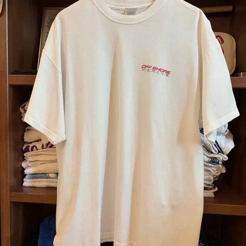 [BUNJANG] Off-White Off-Shore Marine Graphic T-Shirt / 오프화이트 오프쇼어 마린 그래픽 반팔 티셔츠
