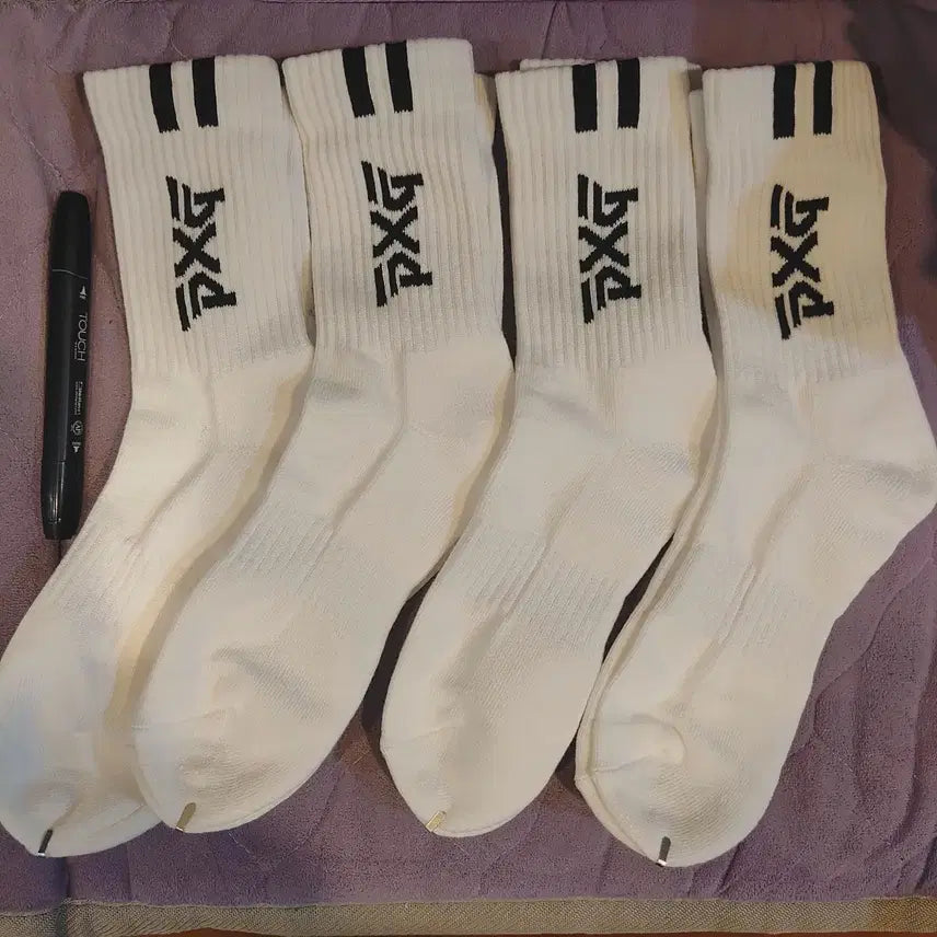 [BUNJANG] PXG Golf Socks (White) - Men&