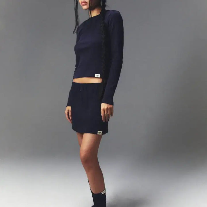 [BUNJANG] Glowny G Classic Long Sleeve Navy / 글로니 G CLASSIC LONG SLEEVE (네이비)