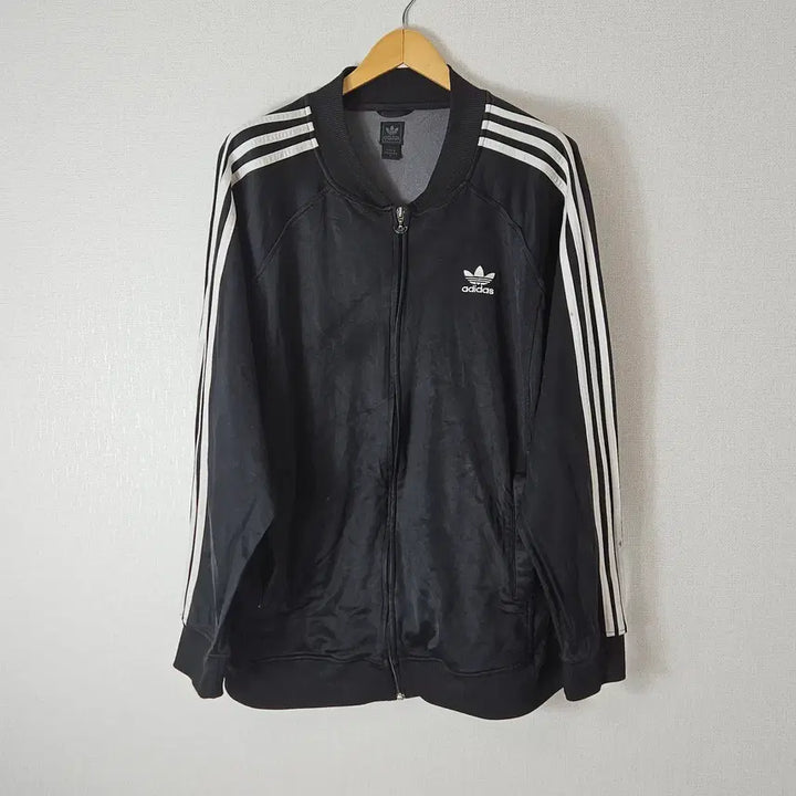 [BUNJANG] Adidas Originals 00s Track Top Zip-Up Jacket Black Oversized Fit / 00s 아디다스 오리지널 져지 트랙탑 집업 자켓 블랙 오버핏