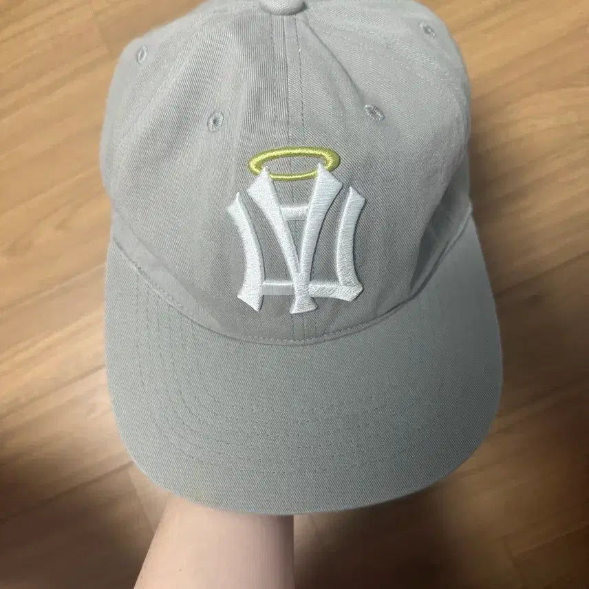 [SOLD OUT] aeae symbol angel wing cap 그레이