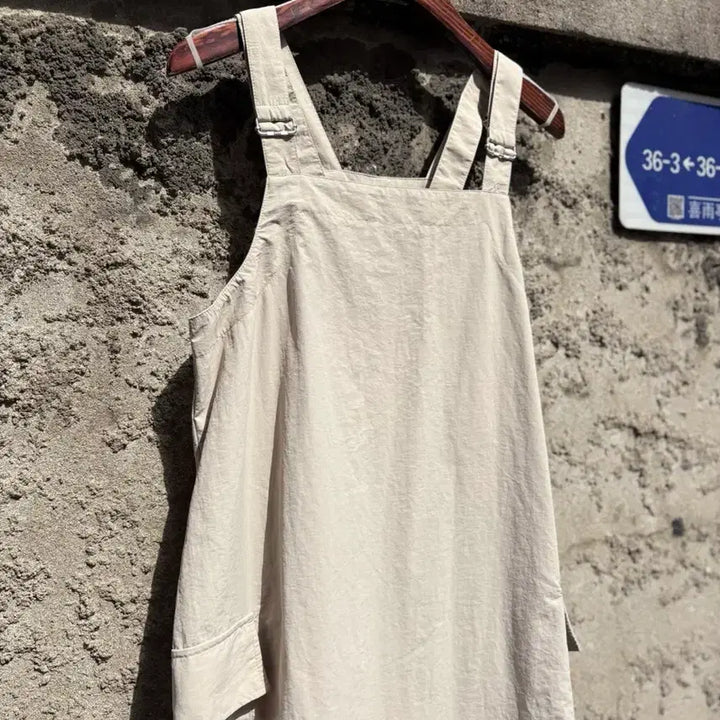 [BUNJANG] String Balloon Overall Dress JPN / 바스락 스트링 벌룬 멜빵 오버롤 원피스 JPN