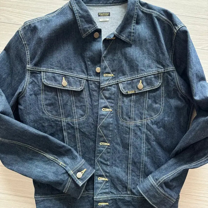 [BUNJANG] Kapital Westerner Long Version Denim Jacket Size 48 / 캐피탈 웨스터너 데님 자켓 롱버전 48사이즈
