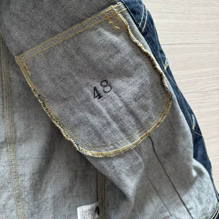 [BUNJANG] Kapital Westerner Long Version Denim Jacket Size 48 / 캐피탈 웨스터너 데님 자켓 롱버전 48사이즈