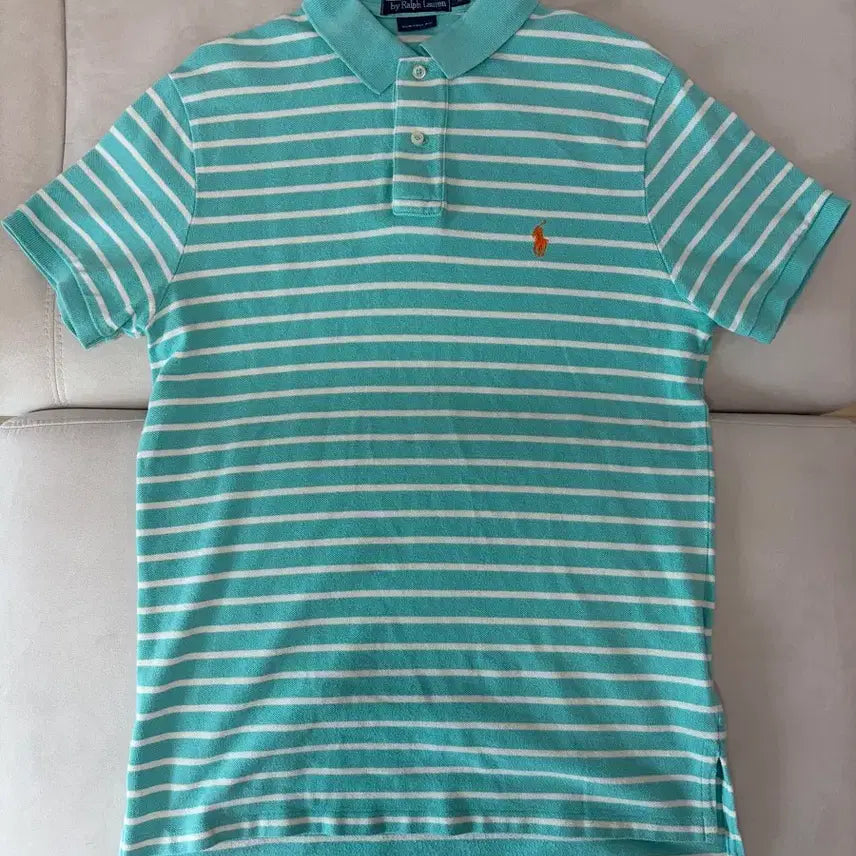 [SOLD OUT] 폴로 랄프로렌 커스텀핏 스트라이프 카라티 M