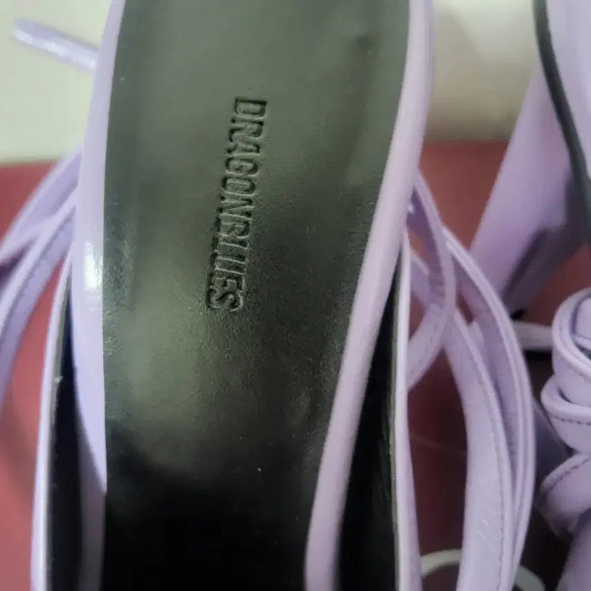 [BUNJANG] Dragon Blues Strap Mule Slingback Stiletto Heels / 새상품 드레곤블루스 스트랩 뮬 슬링백 스틸레토 37.5 245