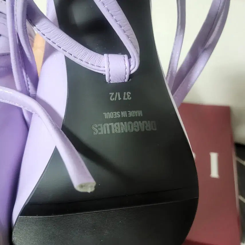[BUNJANG] Dragon Blues Strap Mule Slingback Stiletto Heels / 새상품 드레곤블루스 스트랩 뮬 슬링백 스틸레토 37.5 245