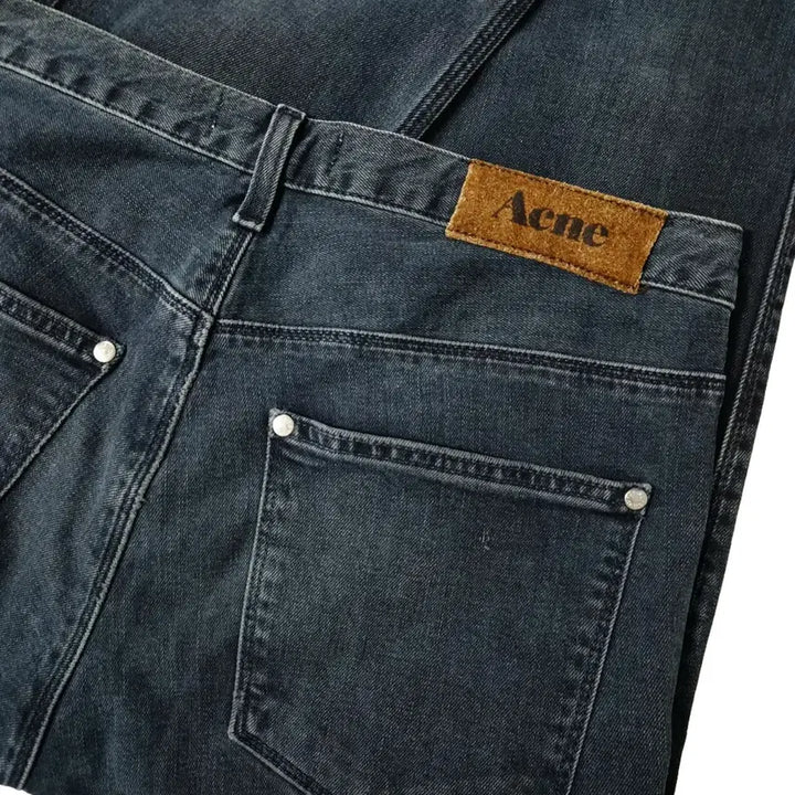 [BUNJANG] Acne Studios Max Man Ray Used Black Denim Jeans / 아크네스튜디오 맥 맨레이 유즈드블랙 데님 d311