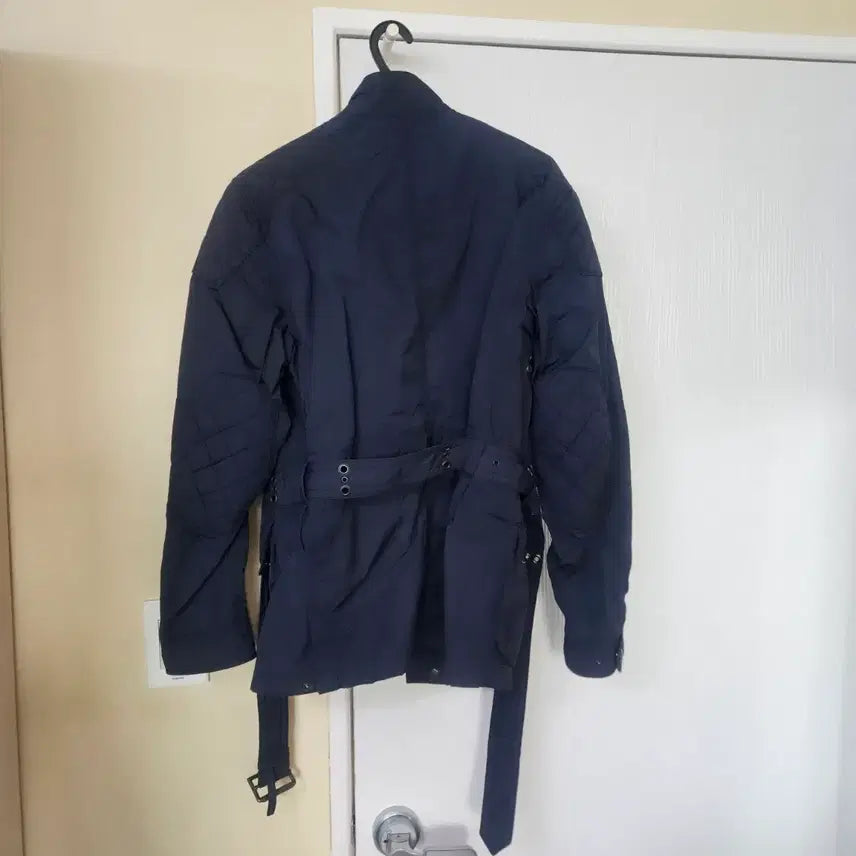 [BUNJANG] Polo Ralph Lauren Belted Biker Jacket / 폴로 랄프로렌 네이비 벨티드 바이커 자켓