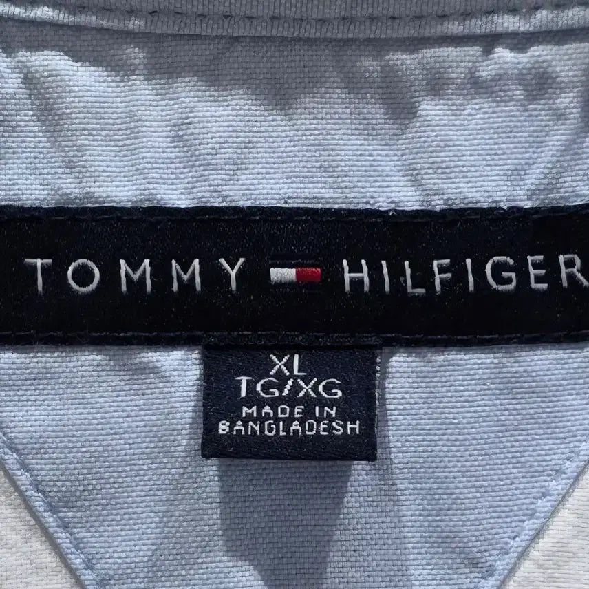 [BUNJANG] Tommy Hilfiger White Short Sleeve Shirt XL / 타미힐피거 화이트 반팔 셔츠 XL